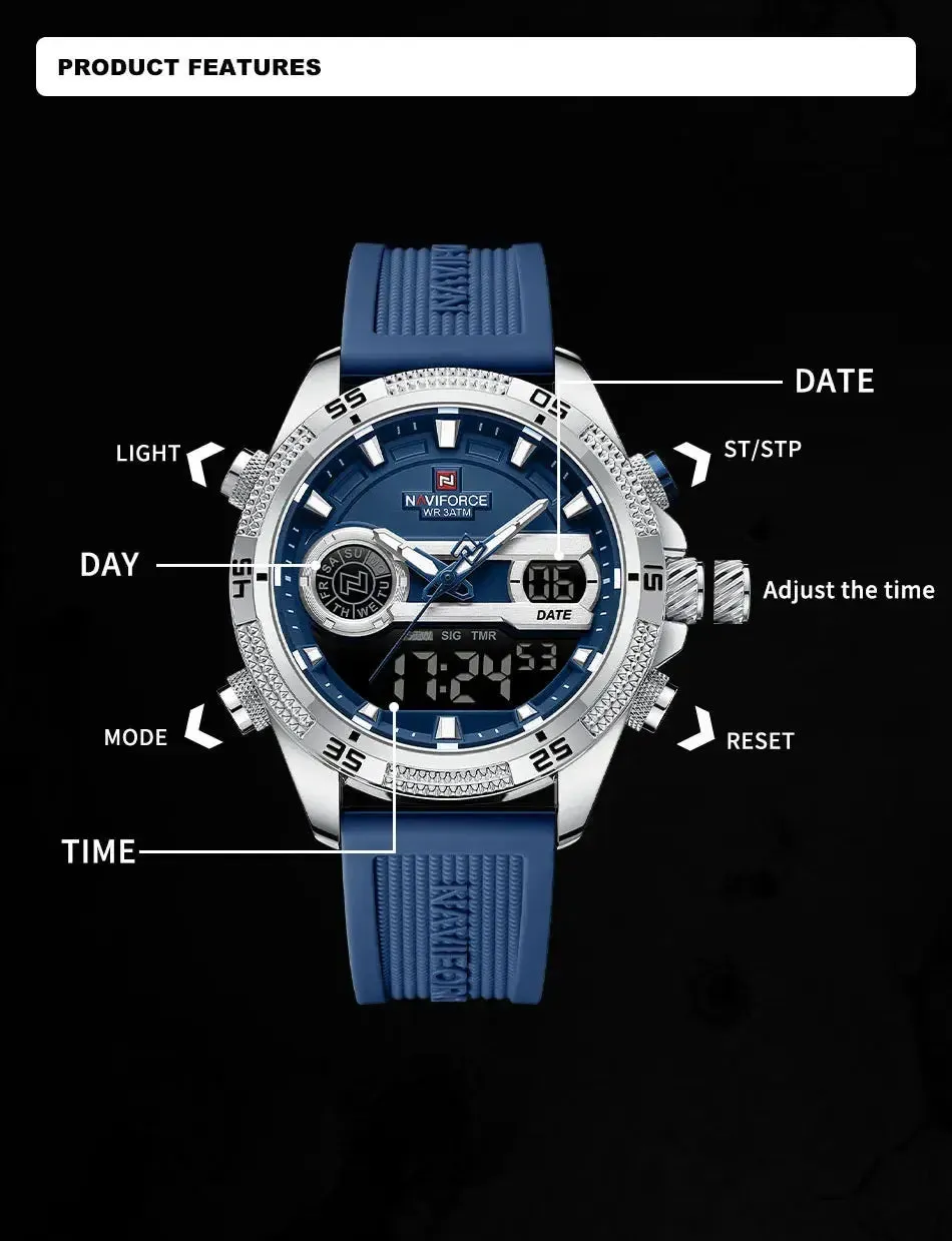 NAVIFORCE Military Sports Watch