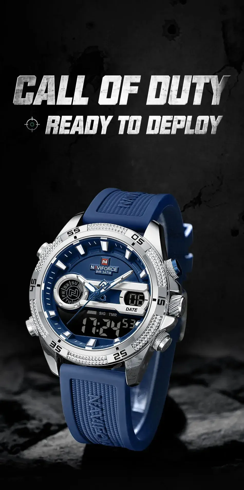 NAVIFORCE Military Sports Watch