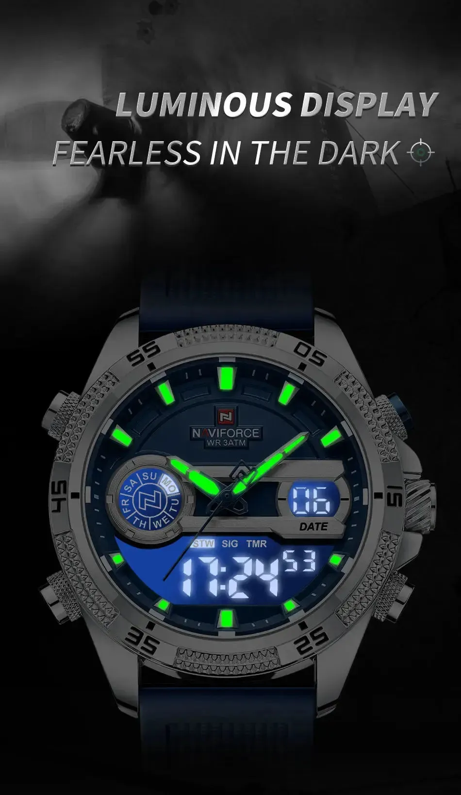 NAVIFORCE Military Sports Watch
