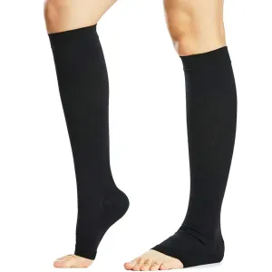 Open Toe Knee High Calf Compression Socks (U CARE)
