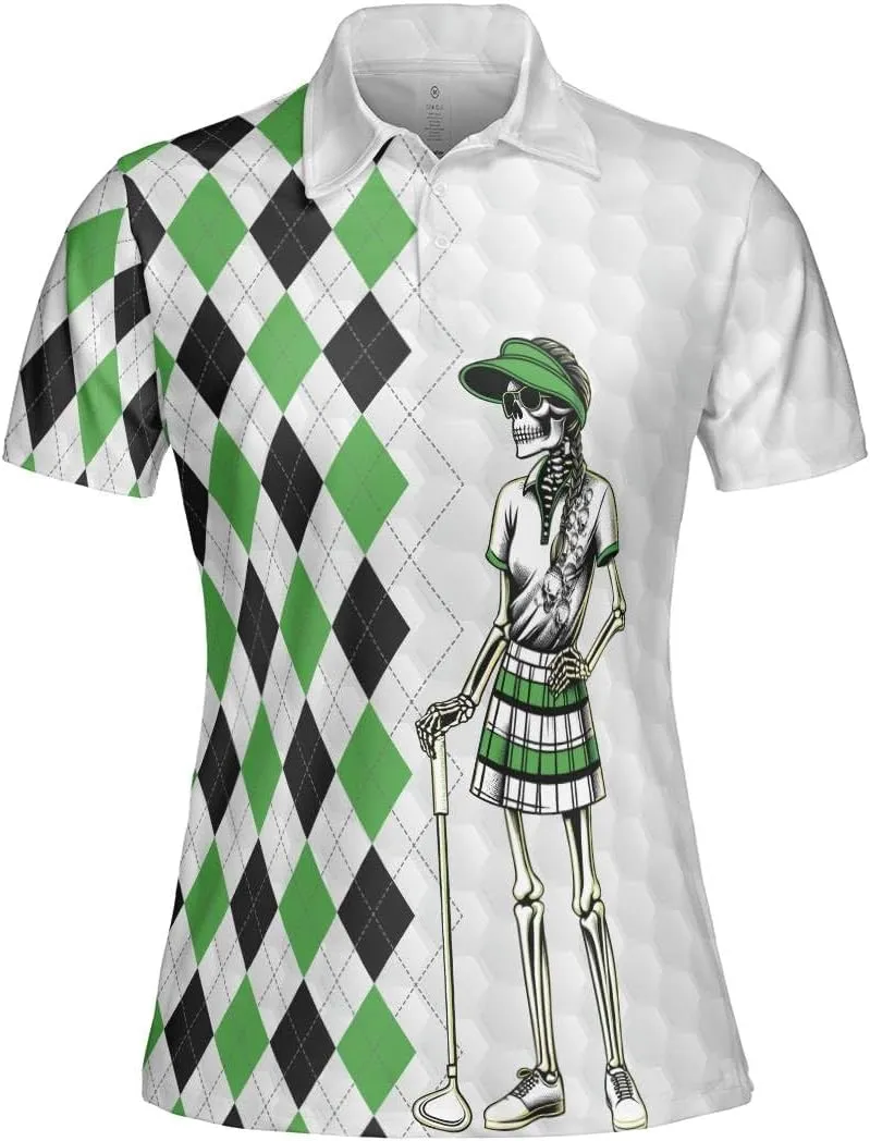 Personalized Bowling Polo Shirts for Women, Funny How I Roll Bowling Short Sleeve Polo Shirts for Girls