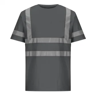 Quick Dry Safety Shirts for Men Reflective Short Sleeve High Vis T Shirts for Men Construction Shirt Tees