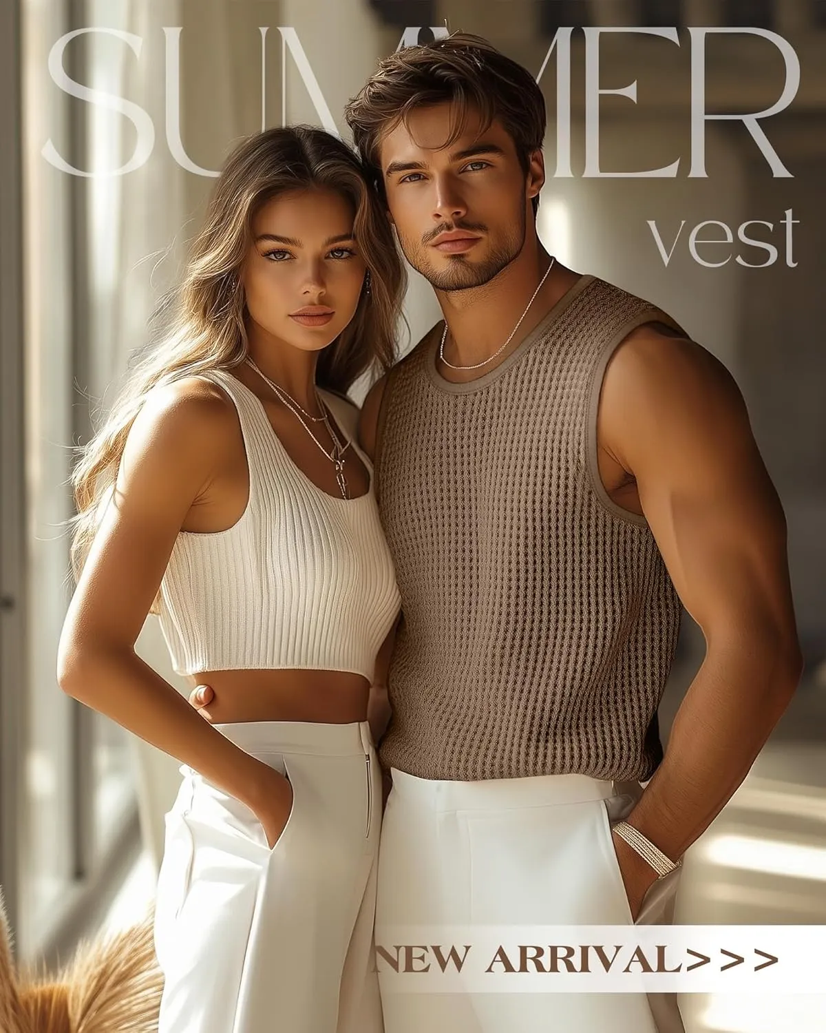 Riyiper 3 Pack Men's Waffle Knit Tank Tops, Casual Sleeveless Tank Shirts Summer Classic Beach T-Shirts Breathable Muscle Tee