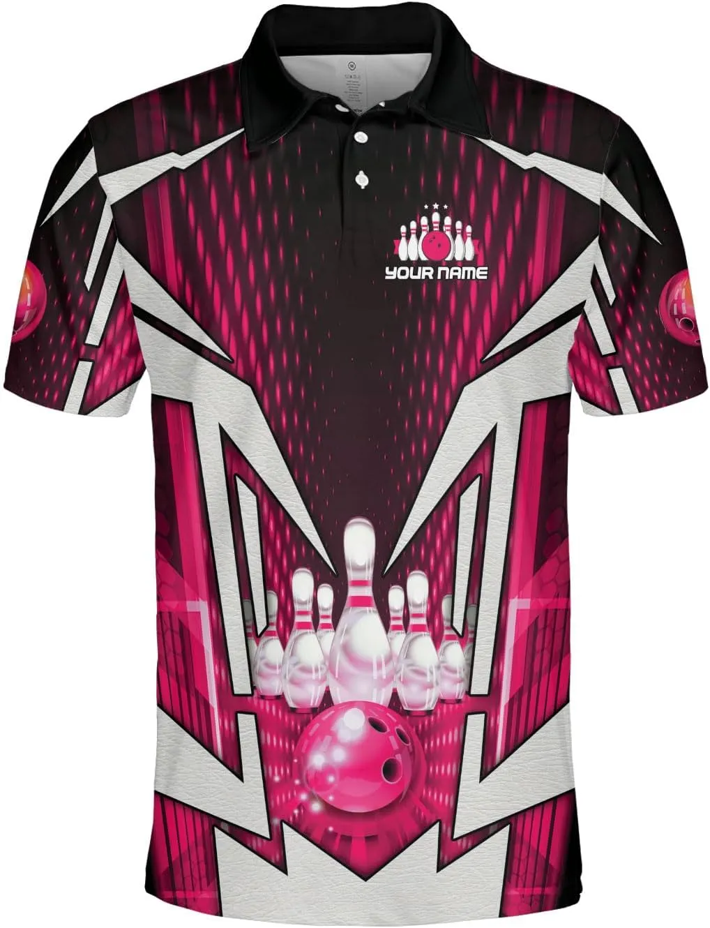 Royal Fight Personalized Bowling Polo 3D Shirts Custom Bowling Polo Bowling Shirt for Team Bowling Shirt Unisex for Men Women