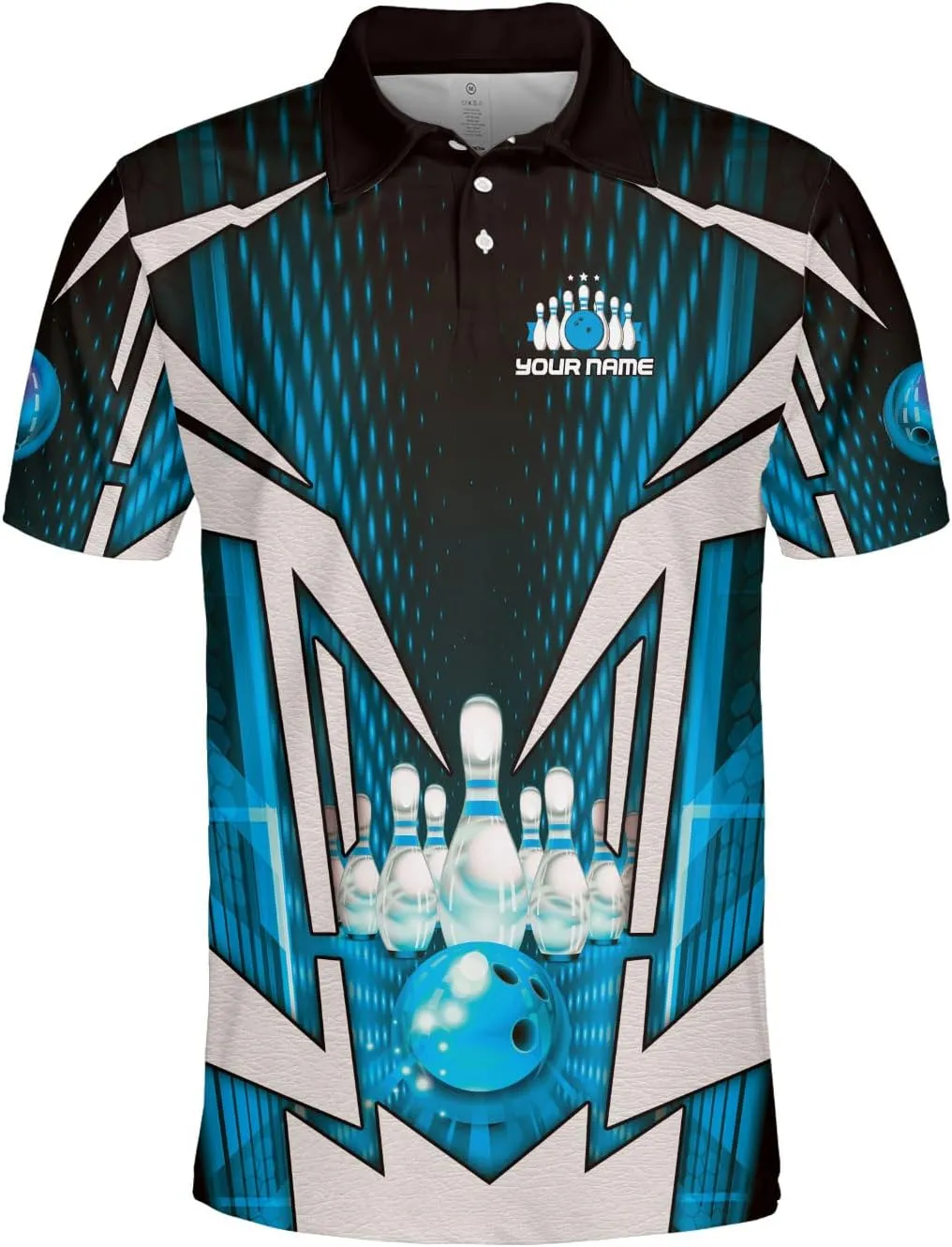 Royal Fight Personalized Bowling Polo 3D Shirts Custom Bowling Polo Bowling Shirt for Team Bowling Shirt Unisex for Men Women