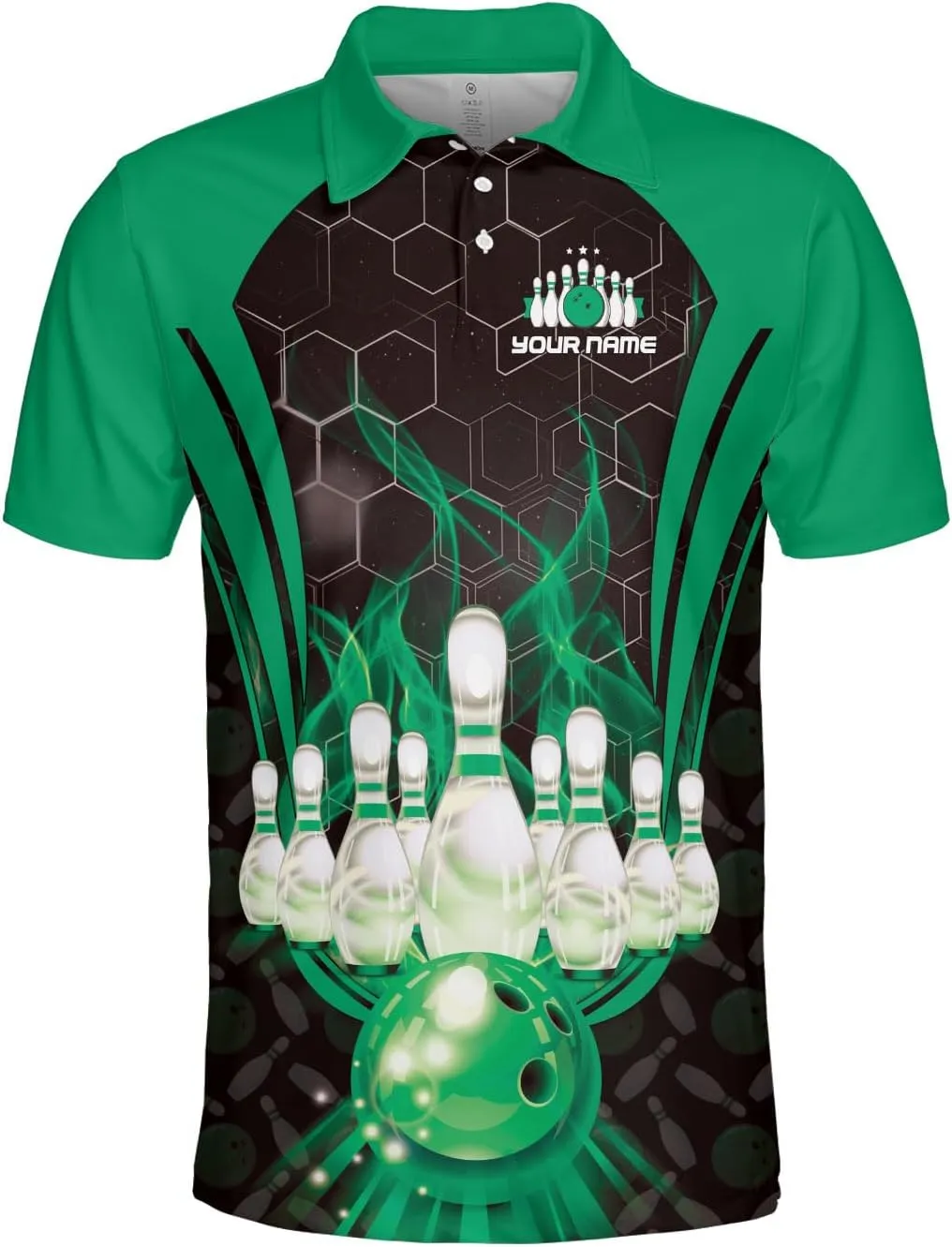 Royal Fight Personalized Bowling Polo 3D Shirts Custom Bowling Polo Bowling Shirt for Team Bowling Shirt Unisex for Men Women