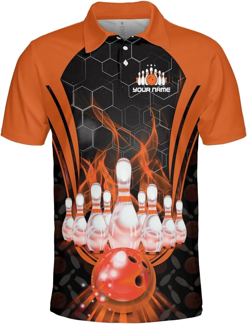 Royal Fight Personalized Bowling Polo 3D Shirts Custom Bowling Polo Bowling Shirt for Team Bowling Shirt Unisex for Men Women
