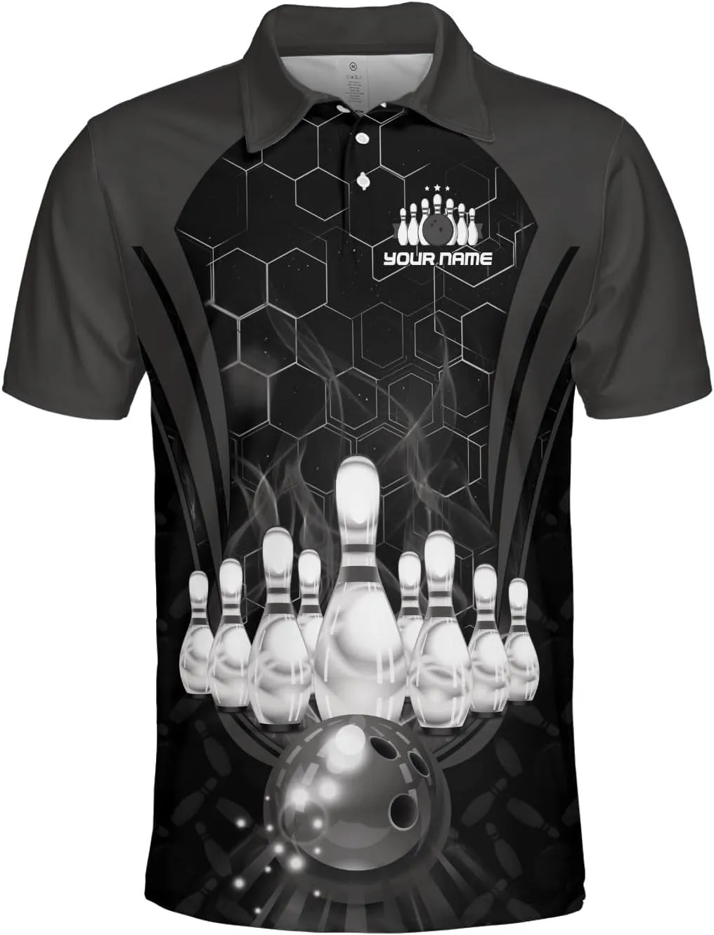 Royal Fight Personalized Bowling Polo 3D Shirts Custom Bowling Polo Bowling Shirt for Team Bowling Shirt Unisex for Men Women