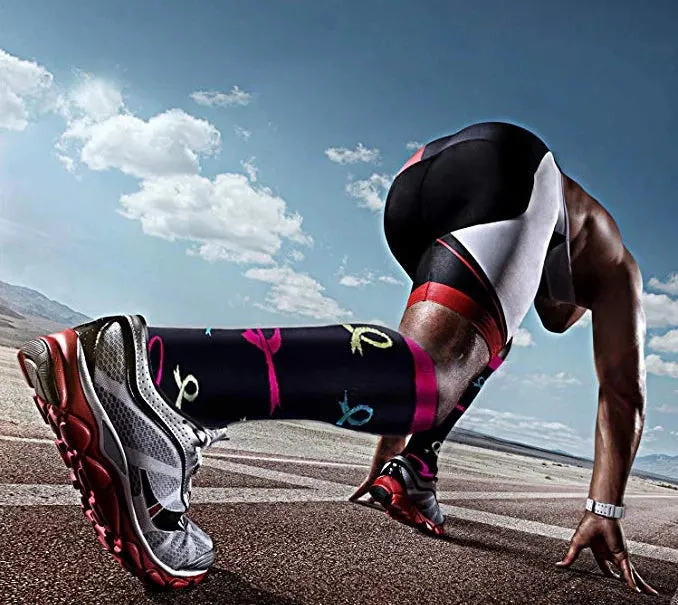 ROYALUCK 6 Pairs New Arrival Compression Socks Flower Butterfly Sports socks