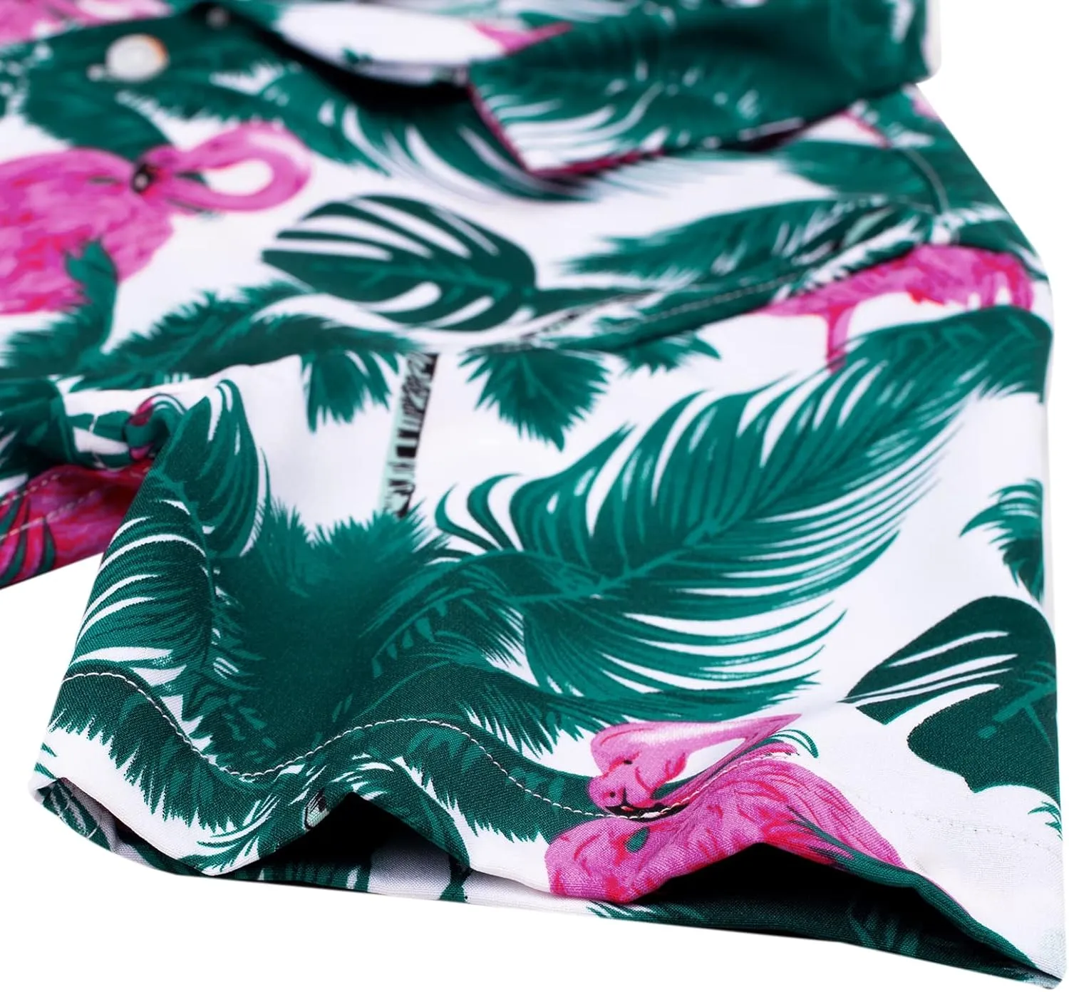 siliteelon Boys Hawaiian Shirts Short Sleeve Cotton Summer Beach Button Down Casual Aloha Luau Shirts for Kids