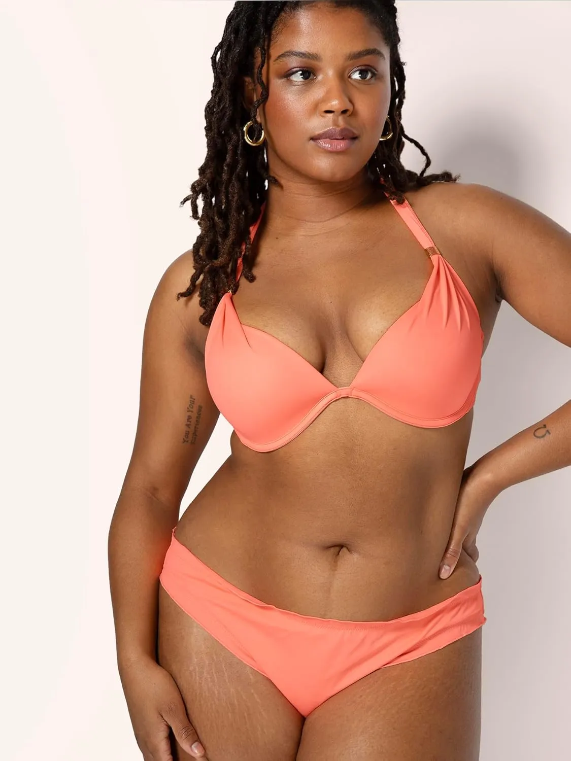 Smart & Sexy Women's Ruffled Swimwear Bikini Bottom  Ruched Back for Shaping and Style