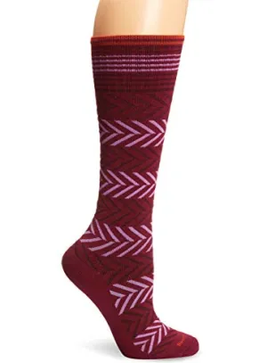 Sockwell Women's Chevron Socks in Thistle