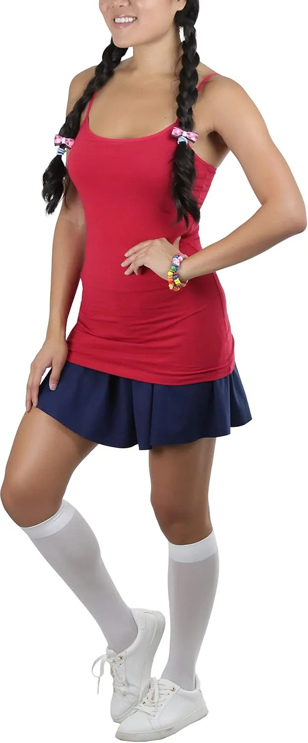 ToBeInStyle Girl's Cotton Long Layering Camisole w/Built-in Shelf Training Bra