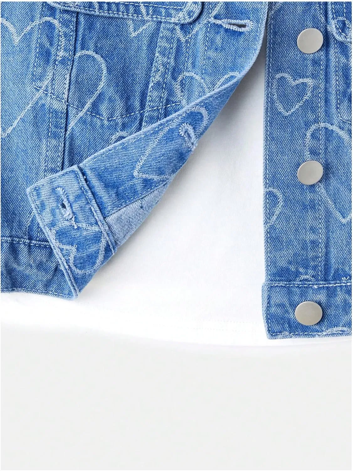 Verdusa Girl's Denim Vest Button Down Fashion Sleeveless Jean Jacket Cute Crop Tops