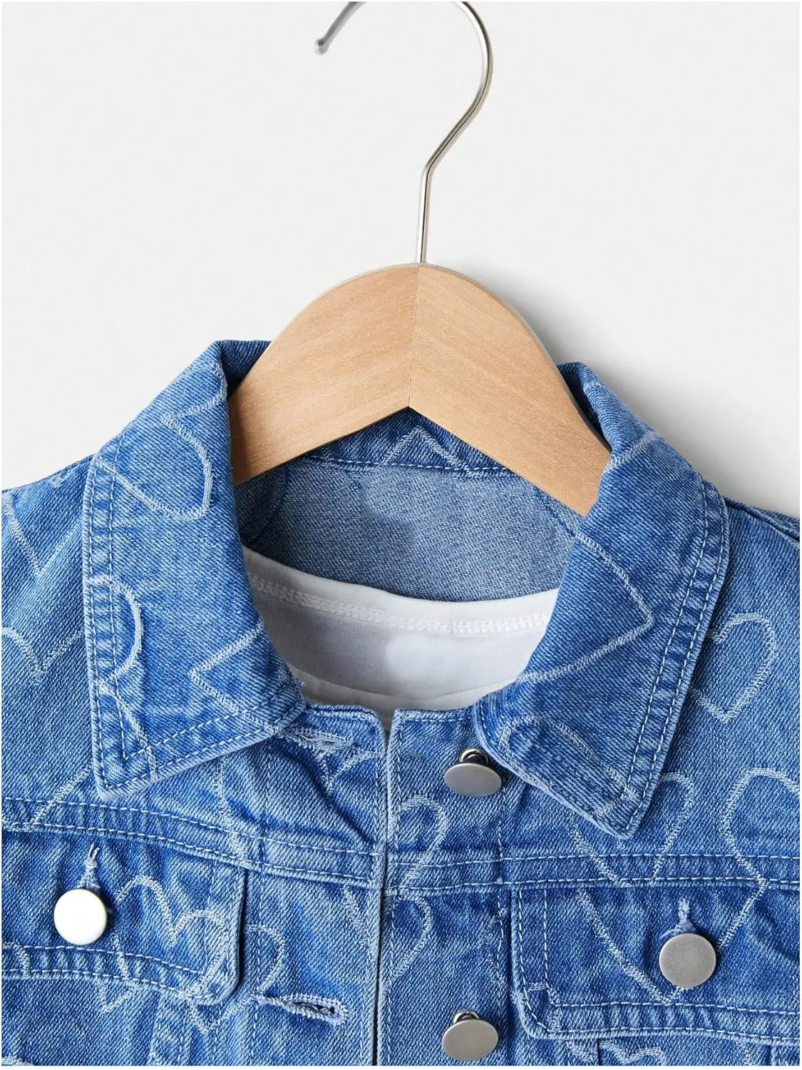 Verdusa Girl's Denim Vest Button Down Fashion Sleeveless Jean Jacket Cute Crop Tops
