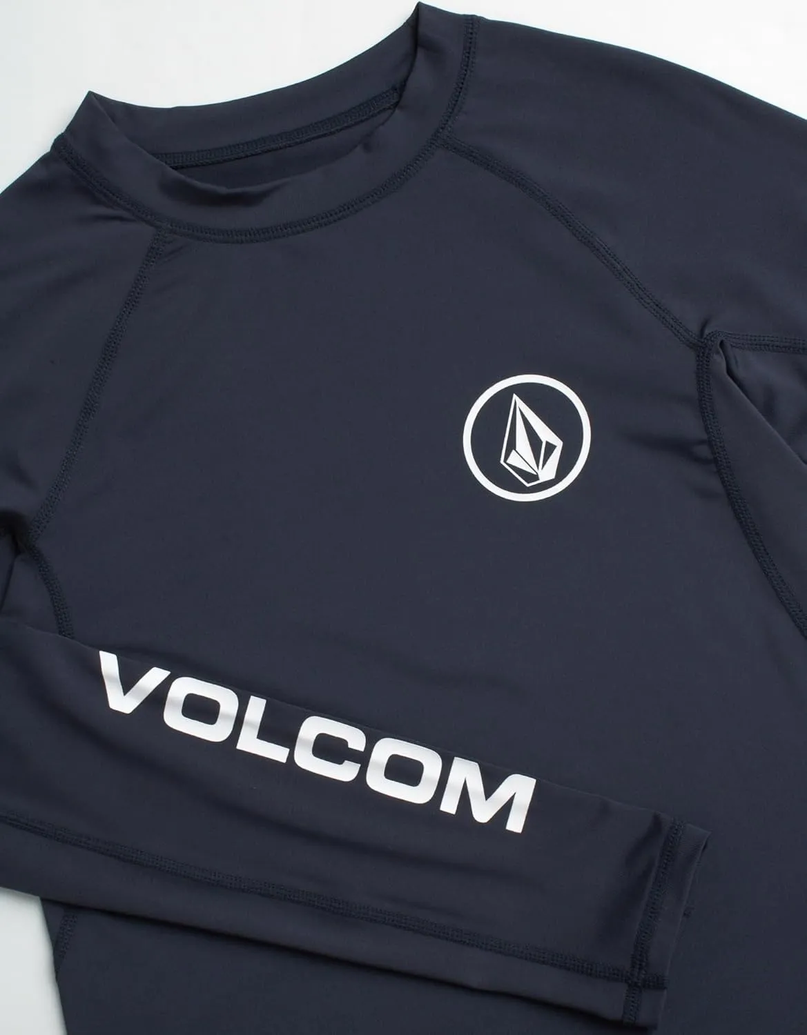 Volcom Boys' Rash Guard Shirts - 2 Pack UPF 50  Quick Dry Long Sleeve Sun Protection Shirts - Kids Swimwear T-Shirt (8-16)