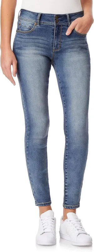 WallFlower Women's Ultra Fit Mid-Rise Insta Soft Denim Juniors Jeans (Also Available in Plus Sizes)
