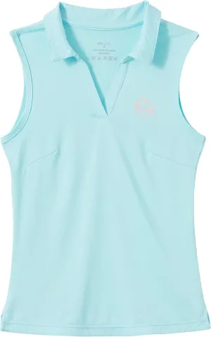 Willit Girls' Sleeveless Polo Shirts Golf Tennis Polo Lightweight Shirts Quick Dry