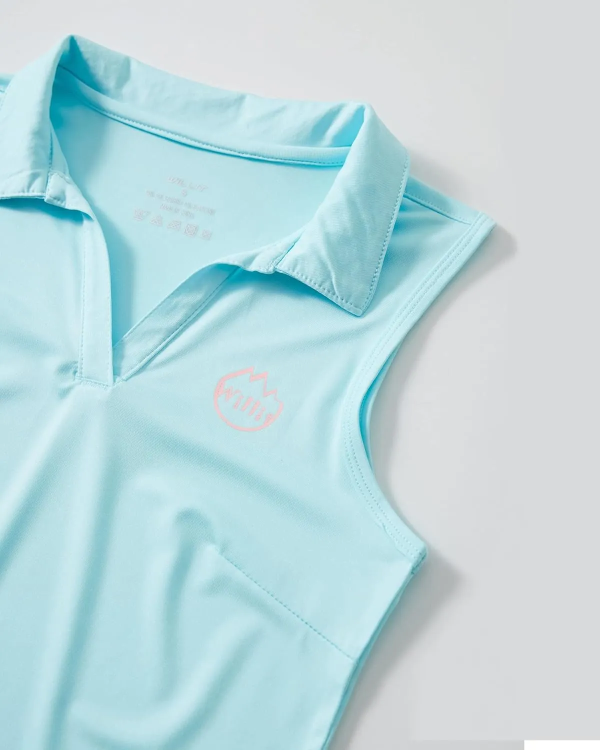 Willit Girls' Sleeveless Polo Shirts Golf Tennis Polo Lightweight Shirts Quick Dry