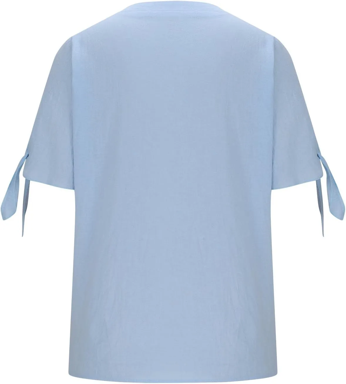 Women's Cotton Linen Shirt Fashion Belted Short Sleeve Tops Summer Loose Button Blouses Beach Vacation Clothes 2025