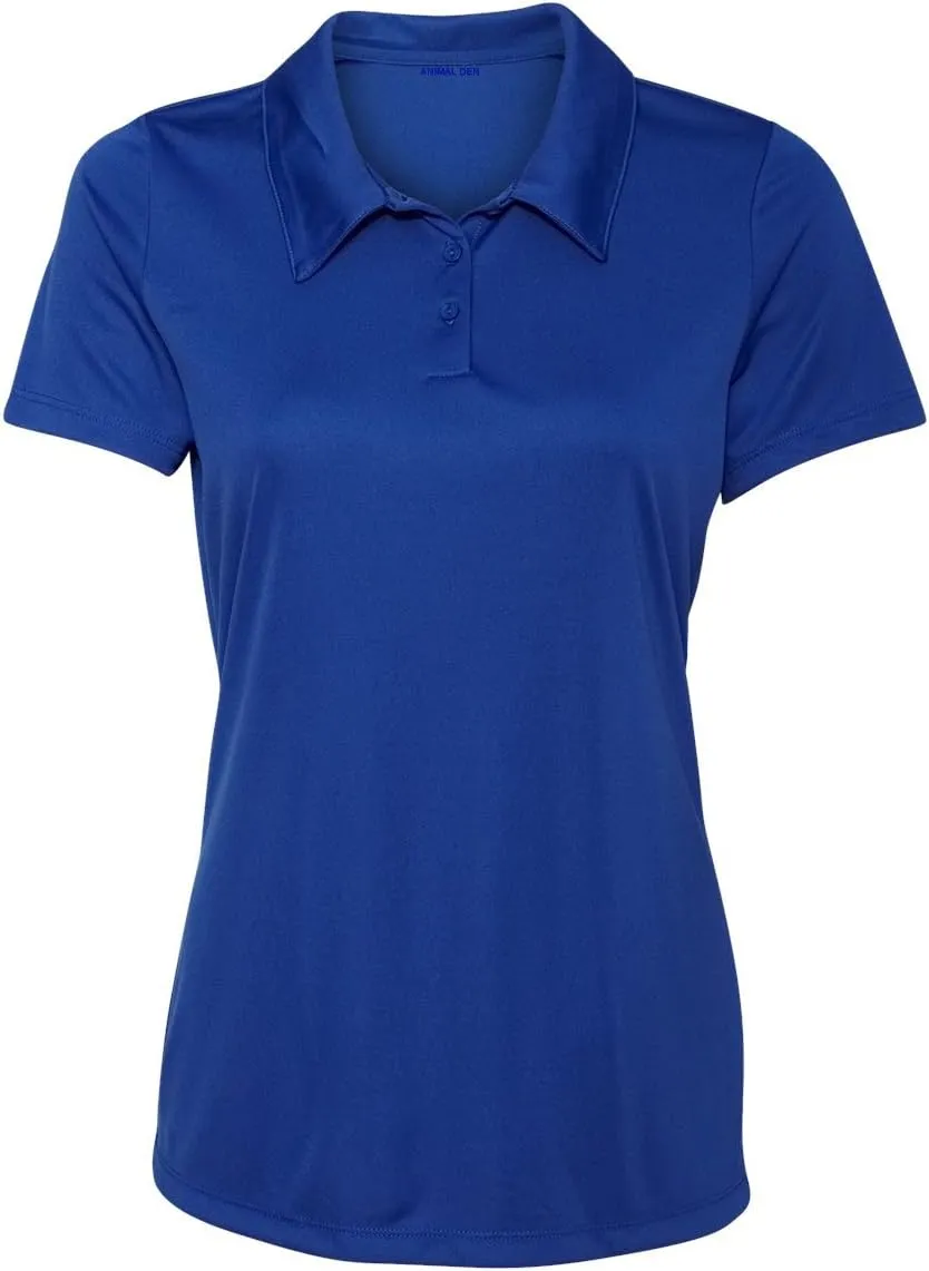 Women's Dry-Fit Golf Polo Shirts 3-Button Golf Polo's in 20 Colors XS-3XL Shirt