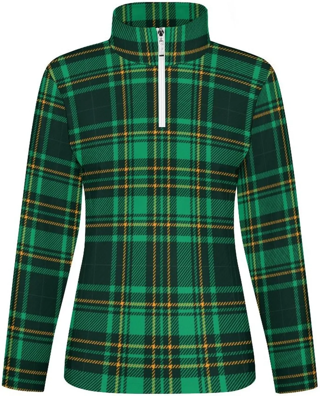 Women's Zip Shirts Pullover Long Sleeve Quick Dry Workout Hiking Athletic Shirts