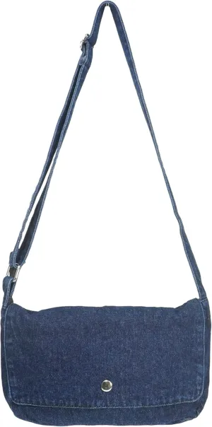 YunZh Denim Hobo Bag, Casual Style Lightweight Classic Retro Travel Shopper Purse Shoulder Handbag Messenger Bag